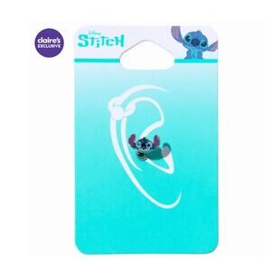 New Disney Stitch Claire's Exclusive Stainless Steel 16G Cartilage Earring